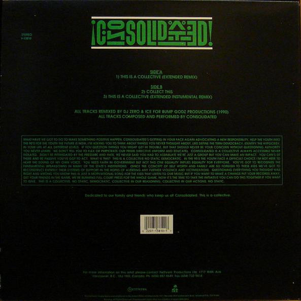 Consolidated : This Is A Collective (Remixed By DJ Zero & ICE) (12", Single)
