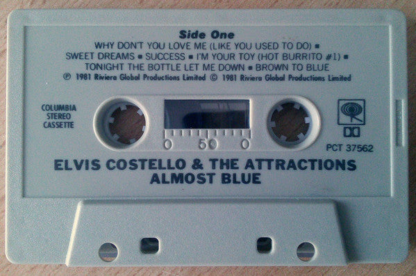 Elvis Costello & The Attractions : Almost Blue (Cass, Album)