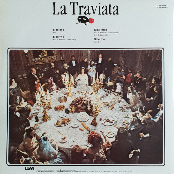 Giuseppe Verdi - James Levine (2), The Metropolitan Opera Orchestra* And Metropolitan Opera Chorus : La Traviata (2xLP)