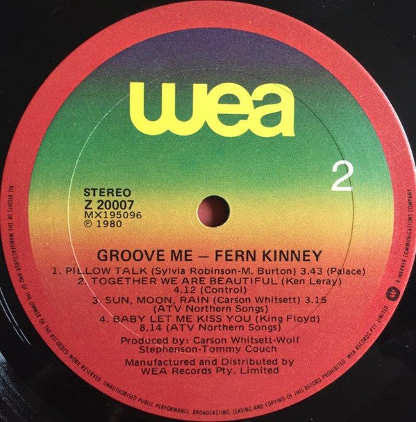 Fern Kinney : Groove Me (LP, Album)