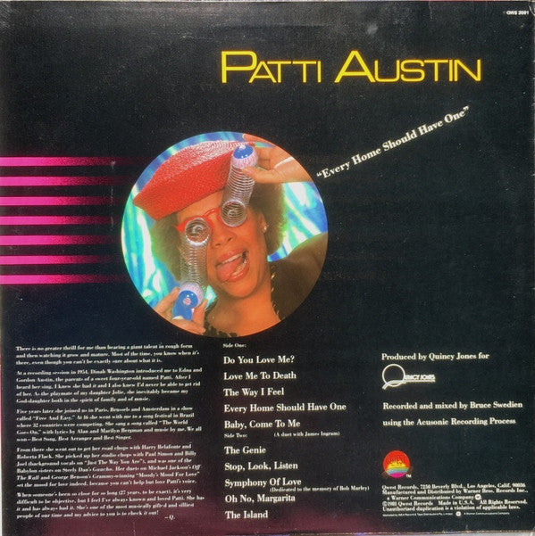 Patti Austin : Every Home Should Have One  (LP, Album)