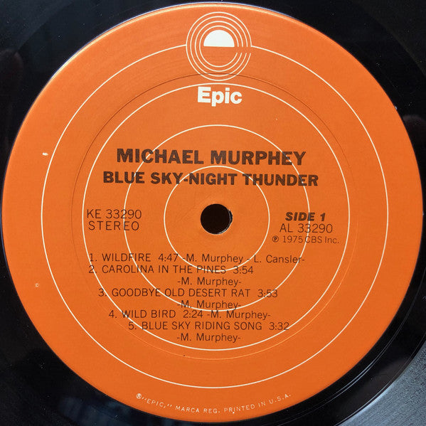 Michael Martin Murphey : Blue Sky · Night Thunder (LP, Album, Wak)