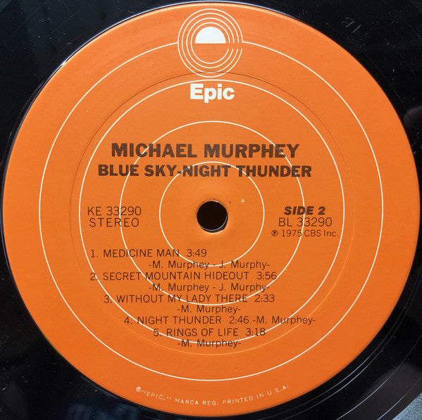 Michael Martin Murphey : Blue Sky · Night Thunder (LP, Album, Wak)