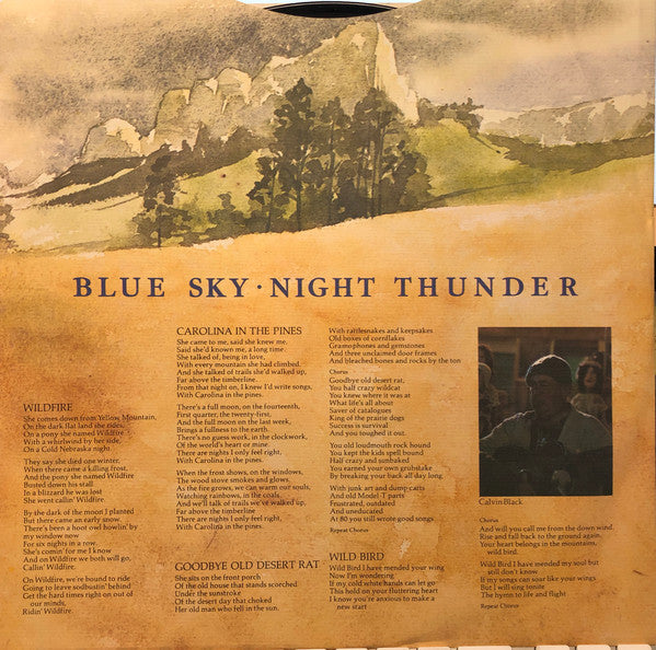 Michael Martin Murphey : Blue Sky · Night Thunder (LP, Album, Wak)