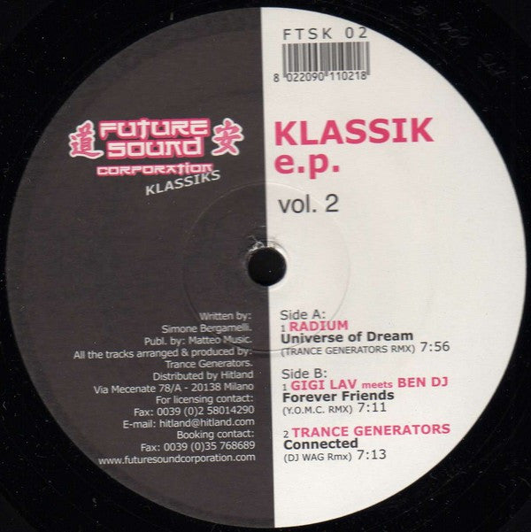 Various : Klassik E.P. Vol. 2 (12", EP)