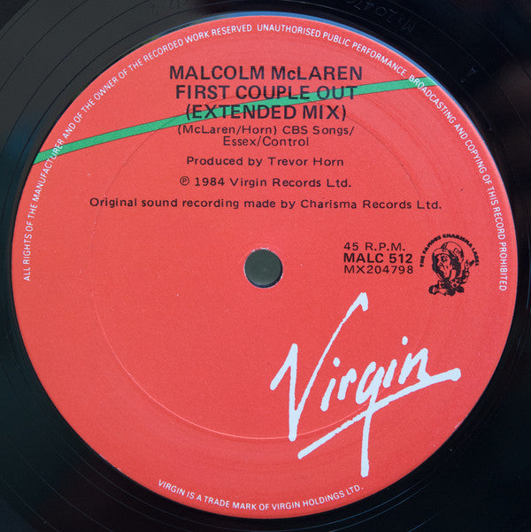 Malcolm McLaren : Madam Butterfly (12", Single)