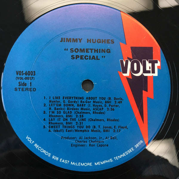 Jimmy Hughes : Something Special (LP, Album, Pit)