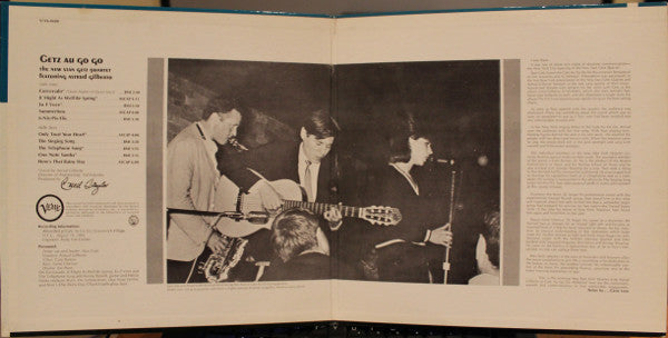 The New Stan Getz Quartet Featuring Astrud Gilberto : Getz Au Go Go (LP, Album, Mono, Gat)