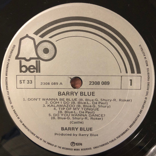 Barry Blue : Barry Blue (LP)