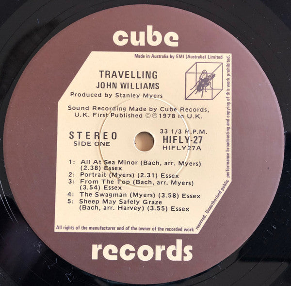 John Williams (7) : Travelling (LP, Album)