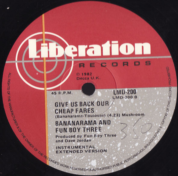 Bananarama & Fun Boy Three : Really Saying Something (12")