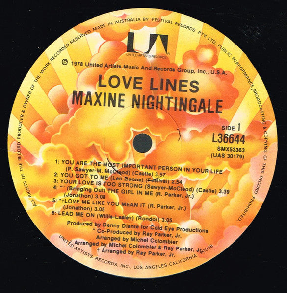 Maxine Nightingale : Lead Me On / Love Lines (LP, Album)