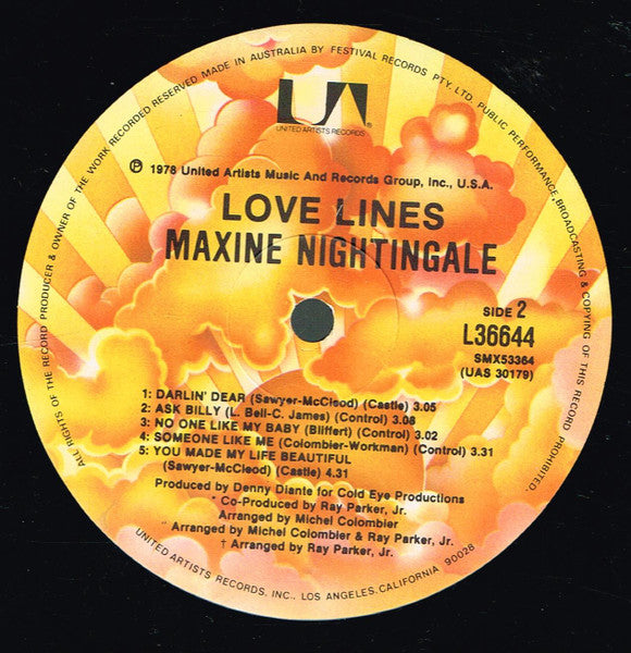 Maxine Nightingale : Lead Me On / Love Lines (LP, Album)