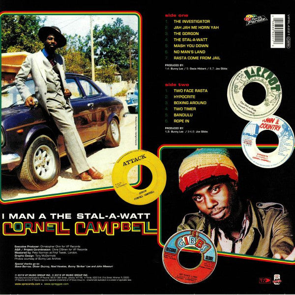 Cornell Campbell : I Man A The Stal-A-Watt (LP, Comp)