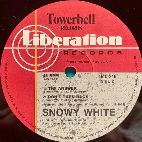 Snowy White : Bird Of Paradise (12", Single)