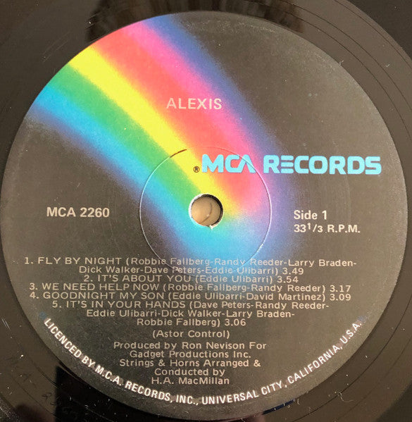Alexis (13) : Alexis (LP, Album)