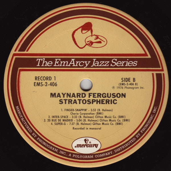 Maynard Ferguson : Stratospheric (2xLP, Comp, Mono)