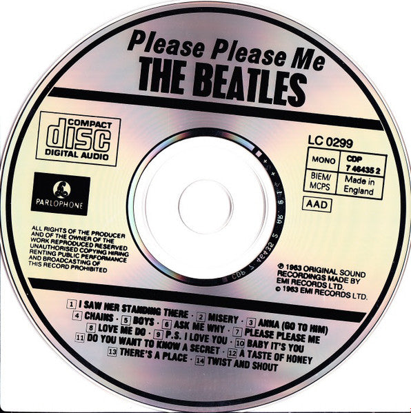 The Beatles : Please Please Me (CD, Album, Mono, RE)