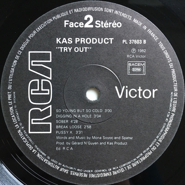 Kas Product : Try Out (LP, Album)