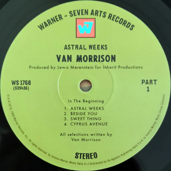 Van Morrison : Astral Weeks (LP, Album, RE, 180)