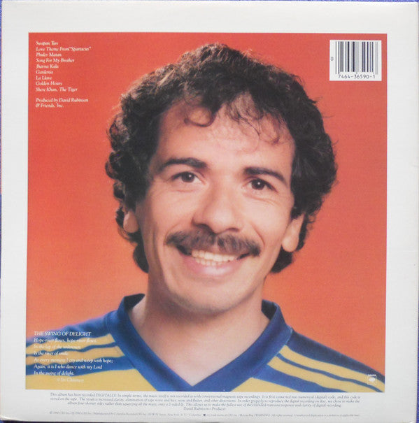Carlos Santana : The Swing Of Delight (2xLP, Album, San)