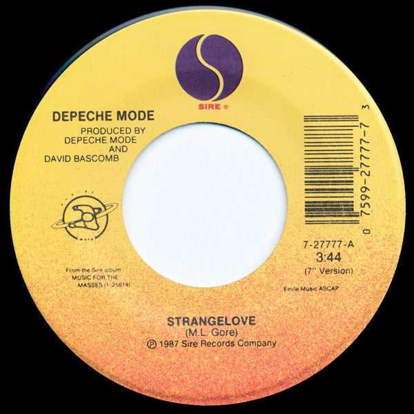 Depeche Mode : Strangelove (7", Single)