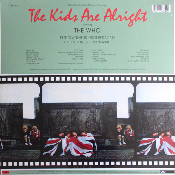 The Who : Music From The Soundtrack Of The Movie - The Kids Are Alright (2xLP, Album, RE)