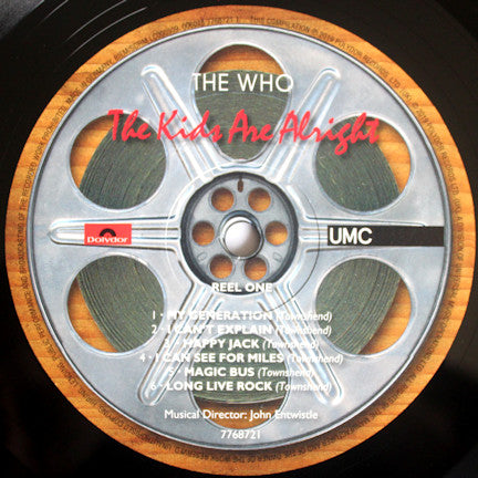 The Who : Music From The Soundtrack Of The Movie - The Kids Are Alright (2xLP, Album, RE)