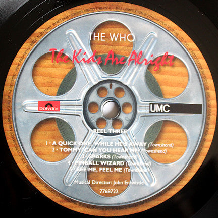 The Who : Music From The Soundtrack Of The Movie - The Kids Are Alright (2xLP, Album, RE)