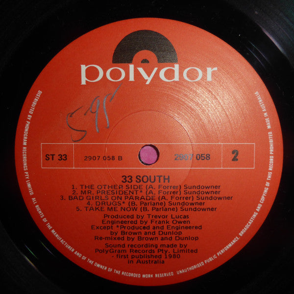 33 South : 33 South (LP)