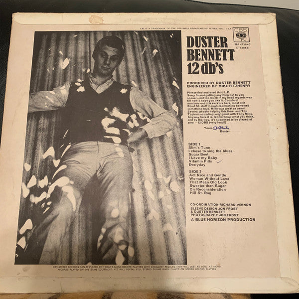 Duster Bennett : 12 DB's (LP, Album)