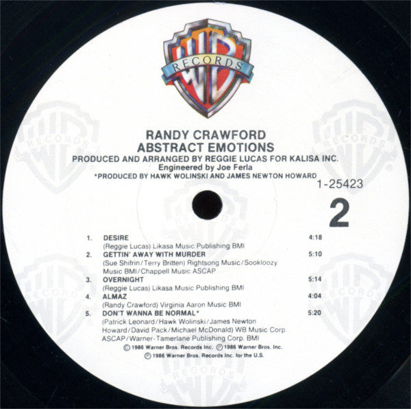 Randy Crawford : Abstract Emotions (LP, Album)