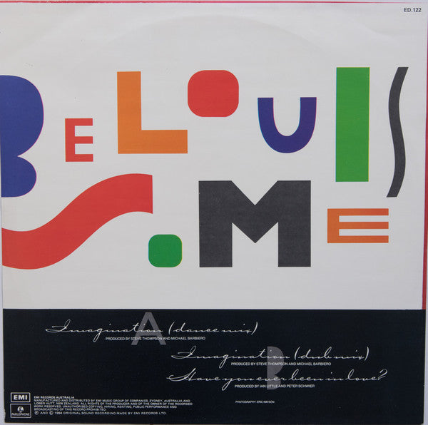 Belouis Some : Imagination (12", Single)