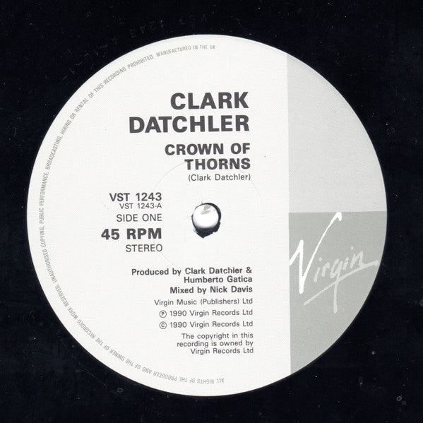 Clark Datchler : Crown Of Thorns (12")