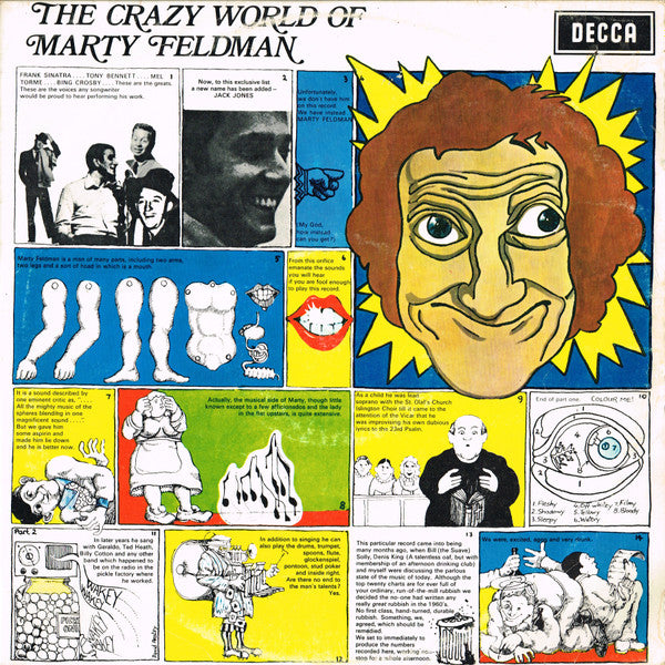 Marty Feldman (2) : The Crazy World Of Marty Feldman (LP, Album)