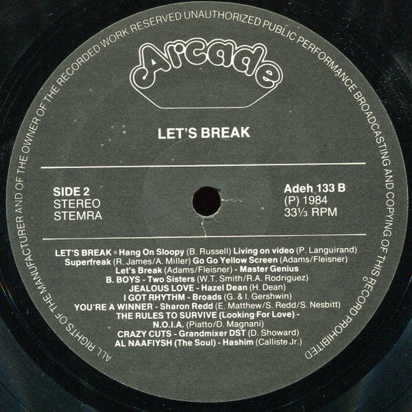 Various : Let's Break (LP, Comp)