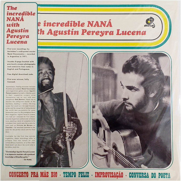 The Incredible Naná* with Agustin Pereyra Lucena : The Incredible NANÁ with Agustín Pereyra Lucena (LP, Album, RE)