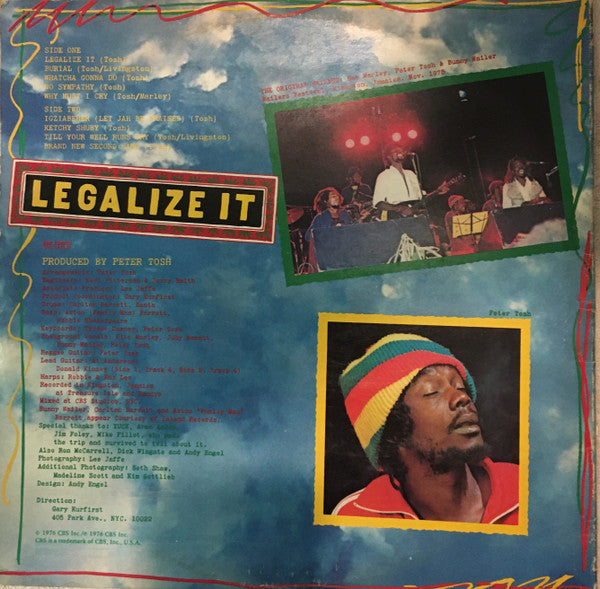 Peter Tosh : Legalize It (LP, Album)