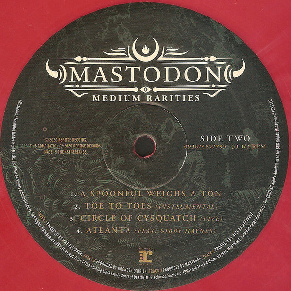 Mastodon : Medium Rarities (2xLP, Comp, Ltd, Pin)
