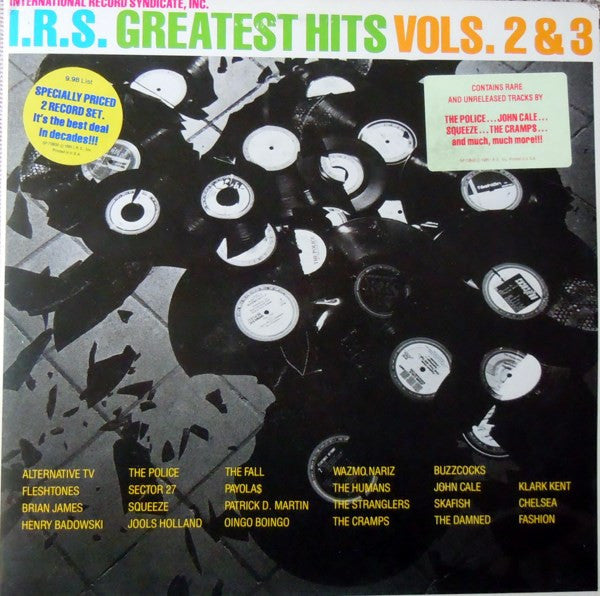 Various : I.R.S. Greatest Hits Vols. 2 & 3 (2xLP, Comp, Gat)