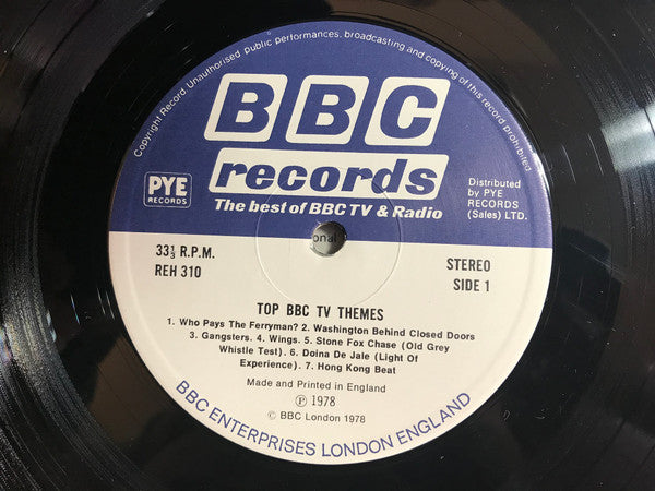 Various : Top BBC TV Themes (LP, Comp)