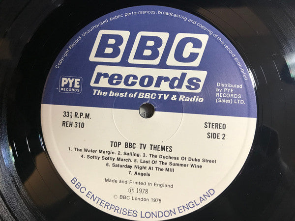 Various : Top BBC TV Themes (LP, Comp)