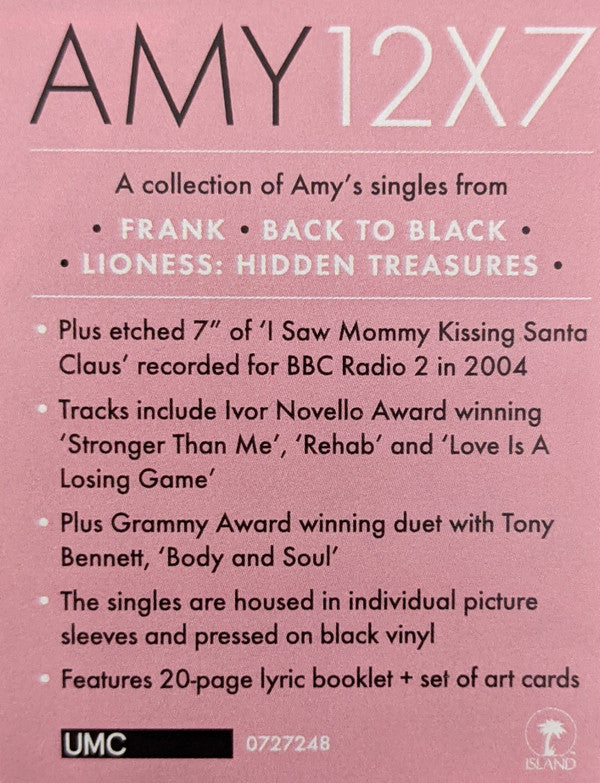 Amy* : 12X7 (Box, Comp, Ltd + 7", Single, RE + 7", Single, RE +)