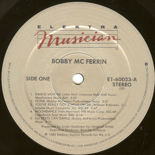 Bobby McFerrin : Bobby McFerrin (LP, Album)