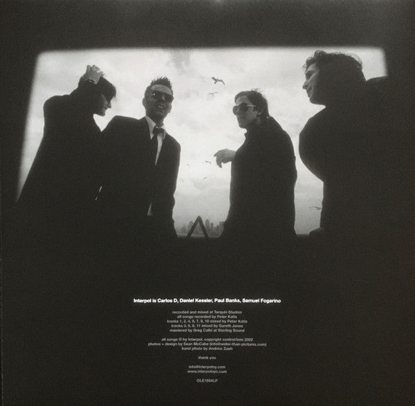 Interpol : Turn On The Bright Lights (LP, Album, RE)