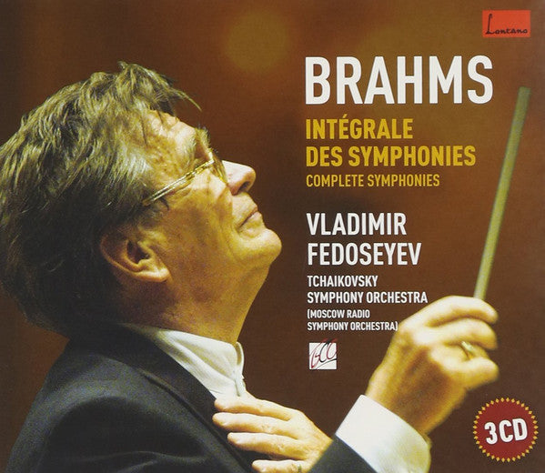 Brahms*, Vladimir Fedoseyev, Tchaikovsky Symphony Orchestra : Intégrale Des Symphonies (3xCD, Album + Box)