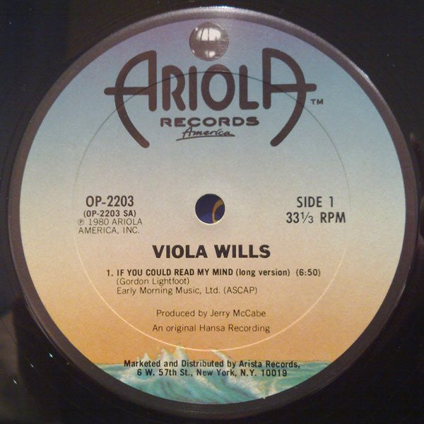 Viola Wills : If You Could Read My Mind (12", Ltd, San)