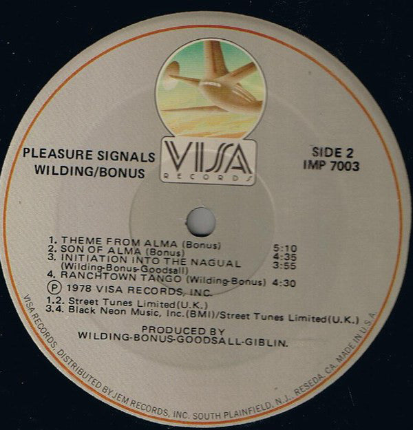 Wilding* / Bonus* : Pleasure Signals (LP, Album)