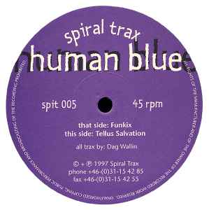 Human Blue : Funkix / Tellus Salvation (12", W/Lbl)