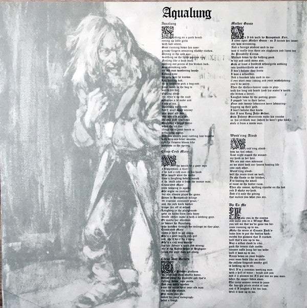 Jethro Tull : Aqualung (LP, Album, Promo, Gat)